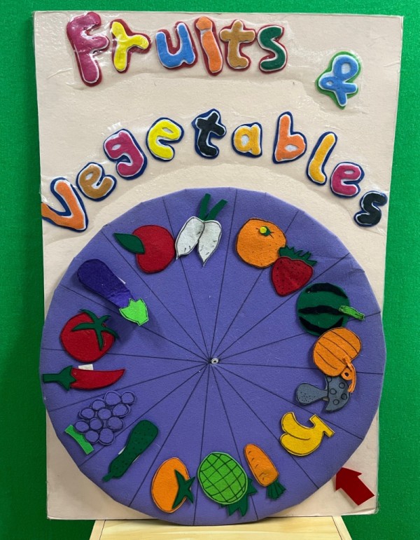 야채 과일 돌림판 교구재