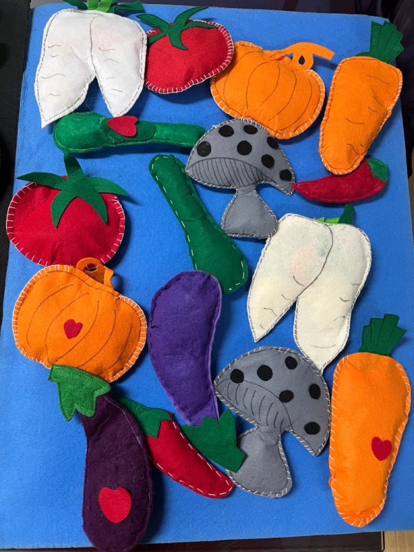 야채 펠트 교구재